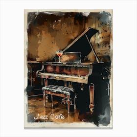 Jazz Cafe 3 Canvas Print