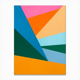 Geometric and colorful 9 Canvas Print