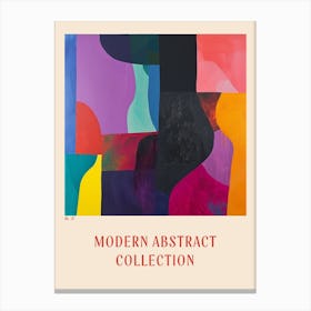 Modern Abstract Collection Poster 31 Canvas Print