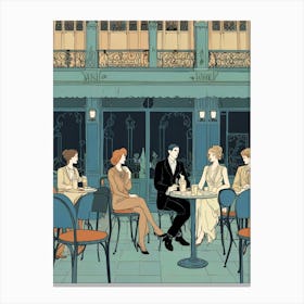 Cafe Paris Canvas Print