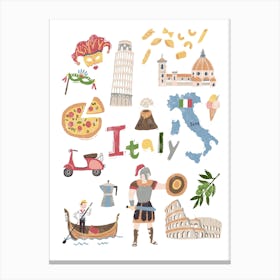 Travel Italy Canvas Print