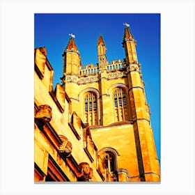 Tower Of Magdalen College, Oxford University Canvas Print