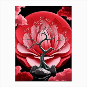 Lotus Tree Canvas Print