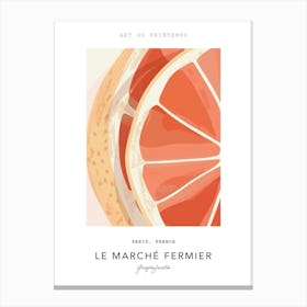 Grapefruits Le Marche Fermier Poster 6 Canvas Print