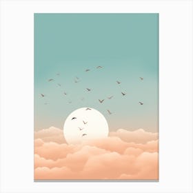 Birds In The Sky 4 Canvas Print