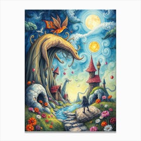 Fairytale Castle 13 Canvas Print