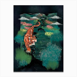 Tiger Life Canvas Print