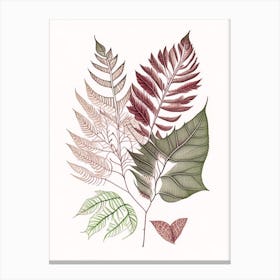 Leaf Pattern 3 Canvas Print