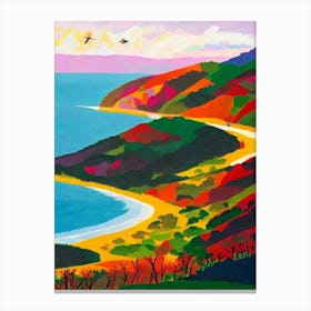 Tayrona National Park 1 Colombia Abstract Colourful Canvas Print