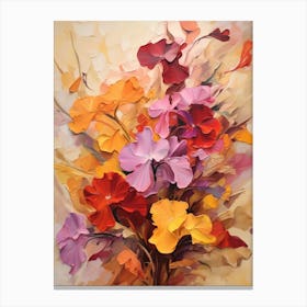 Fall Flower Painting Phlox 1 Canvas Print
