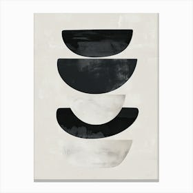 Reykjavik Stone Park Bauhaus Minimalist Canvas Print