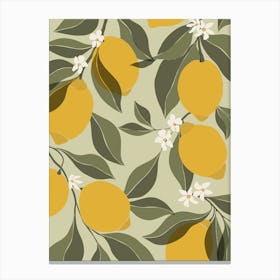 Lemons Canvas Print