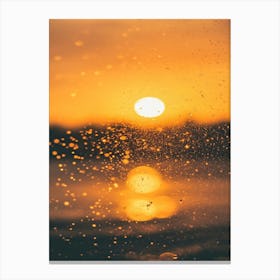 Sunset Through A Window 1 Canvas Print