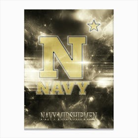 Navy Midshipmen Canvas Print