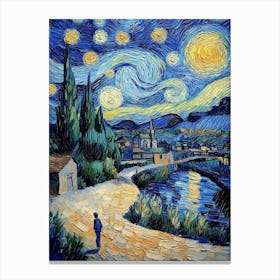 Starry Night 1 Canvas Print