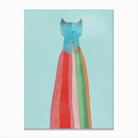 Rainbow Cat 1 Canvas Print