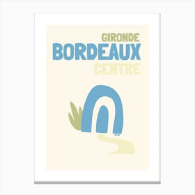 BORDEAUX Centre Canvas Print