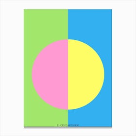 Colourful Sun Canvas Print