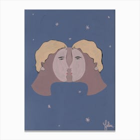 Moon Kiss Canvas Print