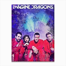 Imagine Dragons 10 Canvas Print