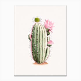 Easter Cactus Marker Art 3 Canvas Print