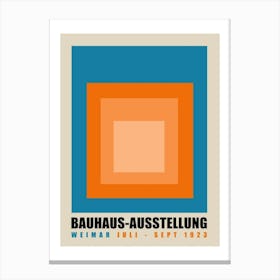 Bauhaus Ausstellering poster Canvas Print