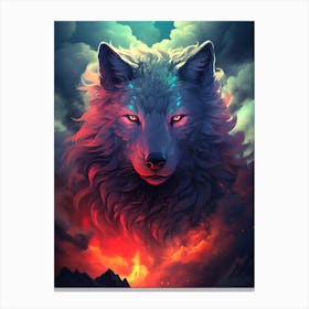 Wolf Fantastic Canvas Print