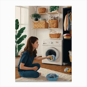 Laundry Room 11 Canvas Print