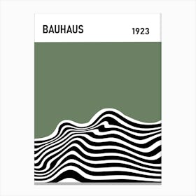 Bauhaus Green 1923 Canvas Print