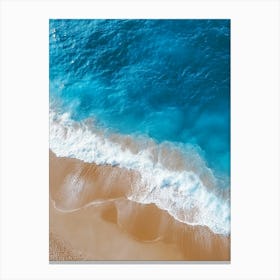 Aerial View Of A Beach 16 Canvas Print