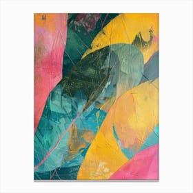 Abstract Of Leaves 2 Canvas Print