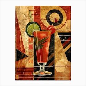 Art Deco Bloody Mary 2 Canvas Print