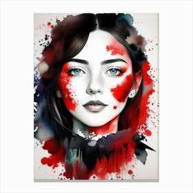 Splatter Painting Canvas Print