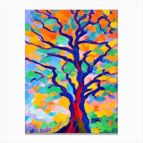 Bristlecone Pine tree Abstract Block Colour Canvas Print