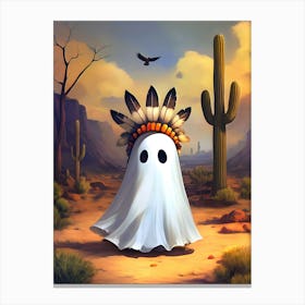 Ghost In The Desert 4 Canvas Print