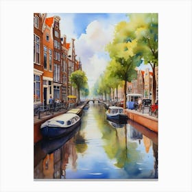 Summer in Amsterdam. 12 Canvas Print