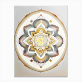 Mandala Symbol Abstract Painting Canvas Print
