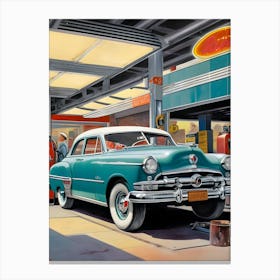 Retro Automotive Reimagined 15 Canvas Print