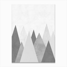 1Scandinavian mountains 5 Canvas Print