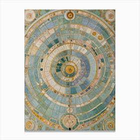 Astronomical Clock Canvas Print