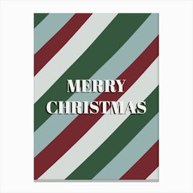 Merry Christmas Festive Canvas Print