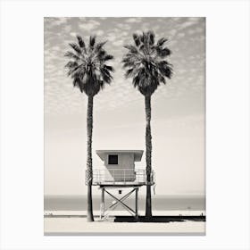 California, Black And White Analogue Photograph 3 Canvas Print