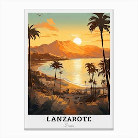 Lanzarote Travel Canvas Print