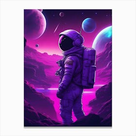 Space Wallpaper Canvas Print
