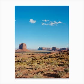 Monument Valley III on Film Canvas Print