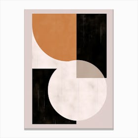 Beige Bauhaus Cologne Symmetry Canvas Print