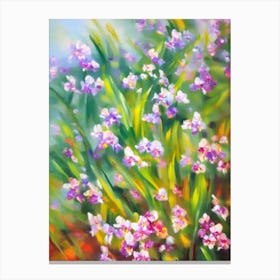 Orchid 3 Impressionist Painting Plant Canvas Print