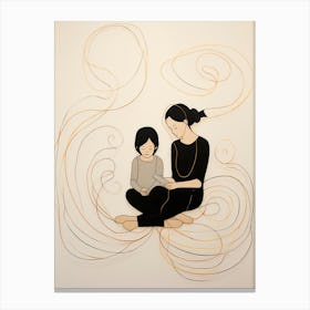 Mother And Child 1 Canvas Print