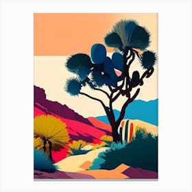 Joshua Tree National Park United States Of America Pop Matisse Canvas Print