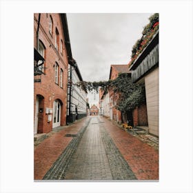 German City Street Canvas Print